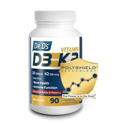 Dr. D's Vitamin D3 Plus K2 OUT OF STOCK
