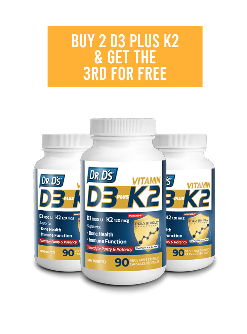 Dr. D's Vitamin D3 Plus K2 OUT OF STOCK