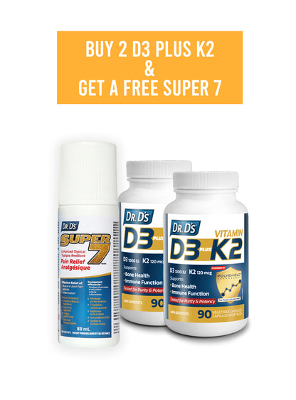 Dr. D's Vitamin D3 Plus K2 OUT OF STOCK